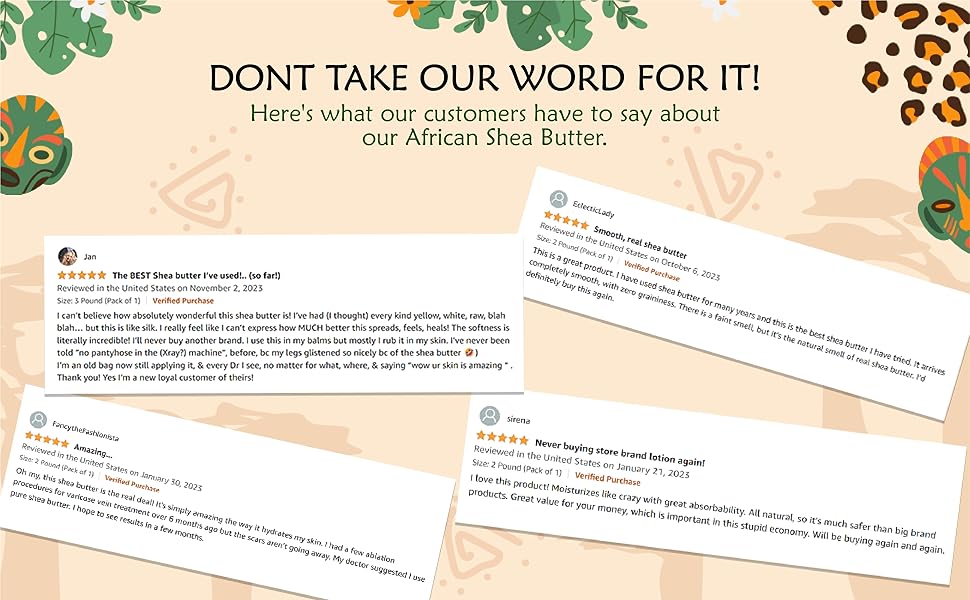 Here's what our customers have to say