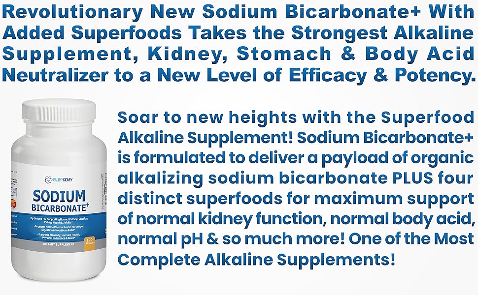 sodium bicarbonate capsules, salt pill, pH alkalizer