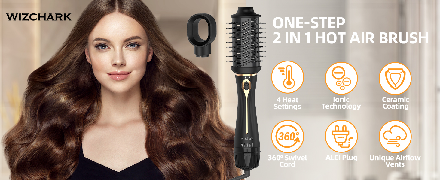 1200W One-Step Dual Voltage Dryer Brush
