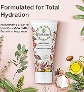 THERAPINA Aromatherapy Hand Cream for Dry Skin – Shea Butter Hand Cream for Women and Men with an...