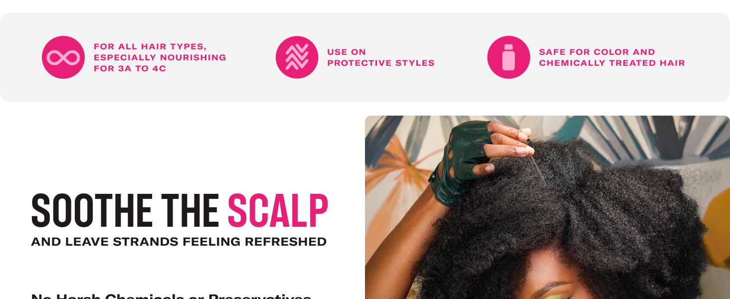 biotin hair oil for all hair types, especially 4C hair types 