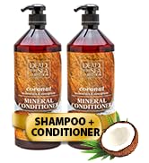 Dead Sea Collection Shampoo and Conditioner Set with Natural Mineral and Coconut Oil - Hair Care ...