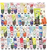 76 Pack Hand Cream Gifts Set For Women, Moisturizer Hand Lotion in Bulk for Dry Cracked Hand, Min...