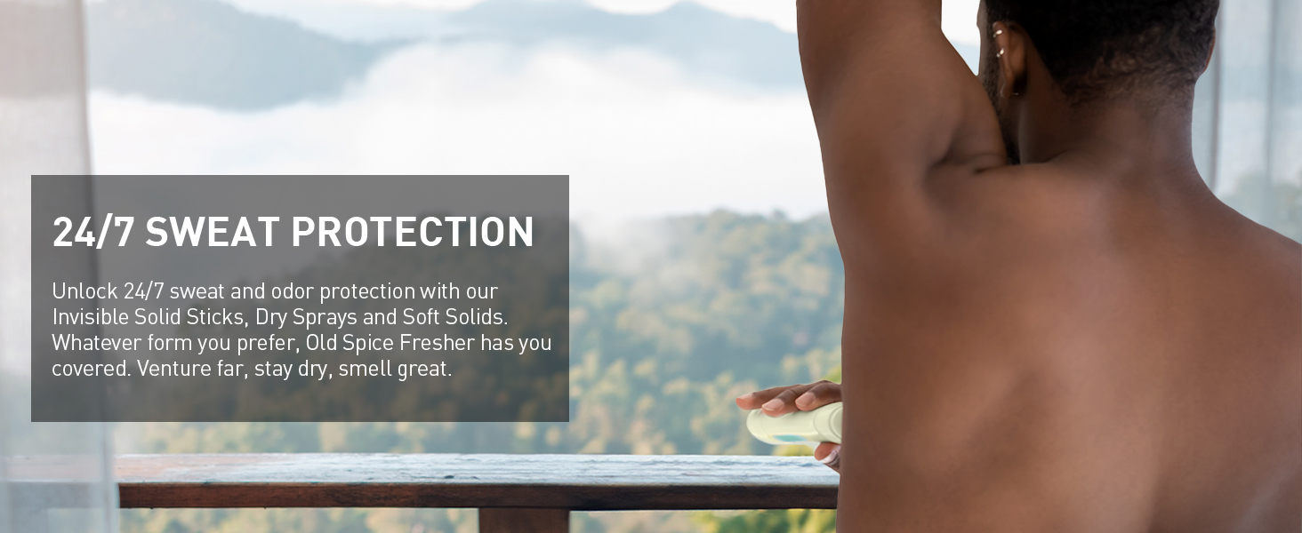 24/7 Sweat protection