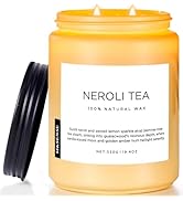 M&SENSE Neroli Tea Scented Candle, 19.4oz 110 Hours Long Lasting Burn 2 Wick Non Toxic Natural So...