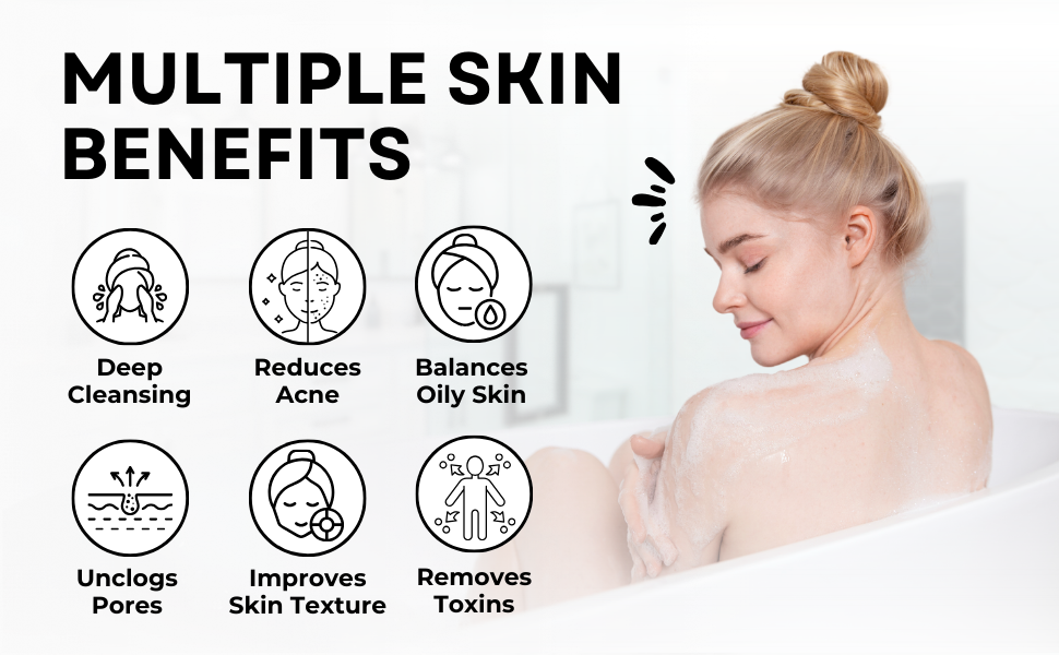 organic skincare anti-acne vegan back chest redness healing gentle handcrafted made in usa oily dry