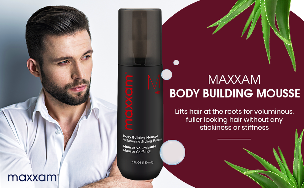 Maxxam Body Building Mousse | Frizz Control | 6 Fl Oz (B086WMC88P)