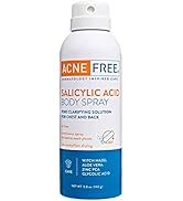 AcneFree Salicylic Acid Body Spray, Basic, 5 Oz