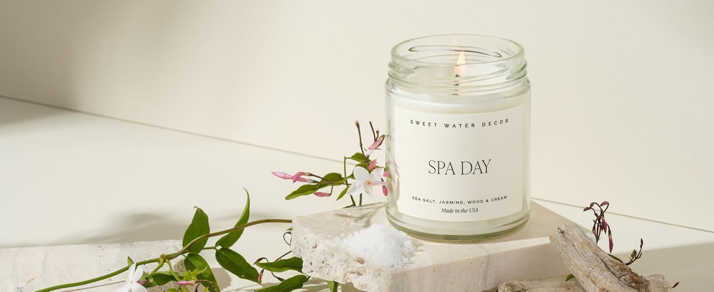 Sweet Water Decor Made in the USA Candles Women Owned Small Business Safe &amp; Sustainable