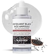 Black-Rice Peeling Ampoule, Face Exfoliator Pore Minimizer for Face, Rice Ampoule Soft Exfoliatin...