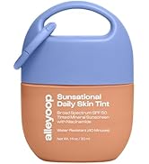 Alleyoop Sunsational Tinted Moisturizer SPF 50 for Face Broad Spectrum – 100% Mineral Face Sunscr...