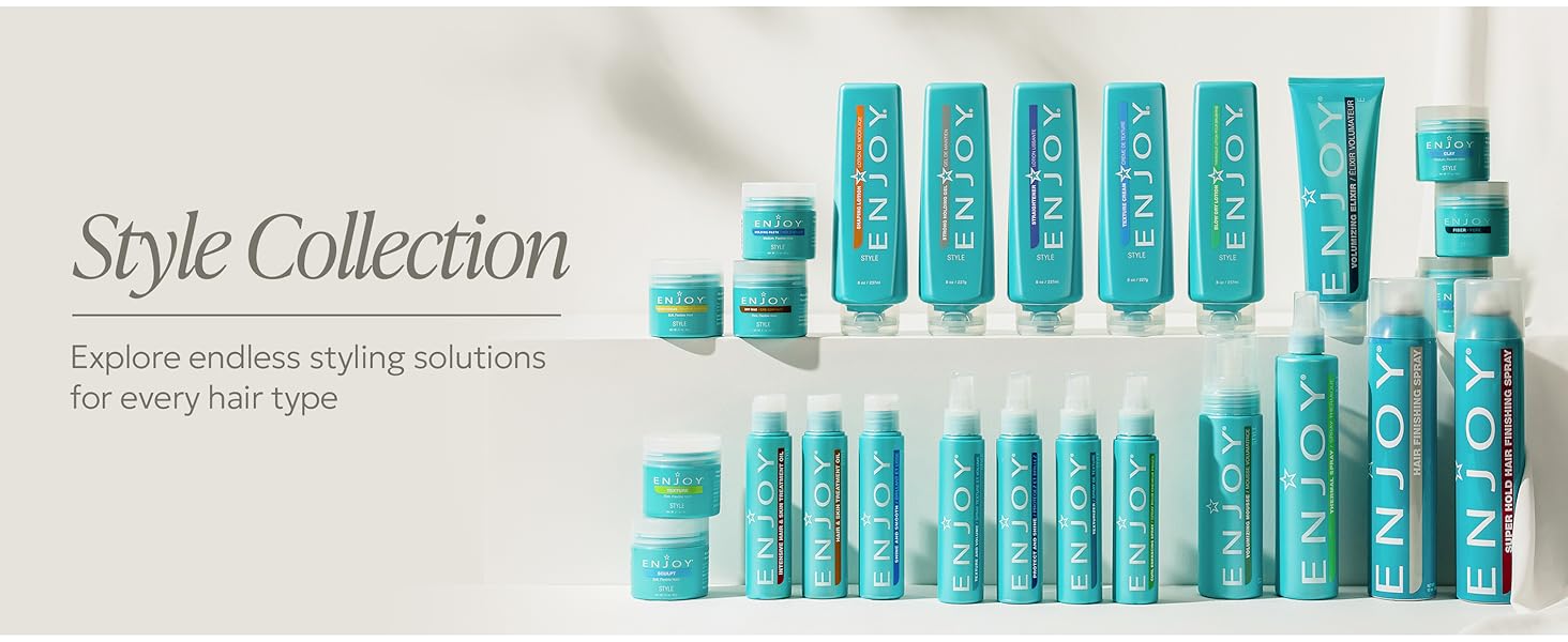 Enjoy Style products Collection with white background