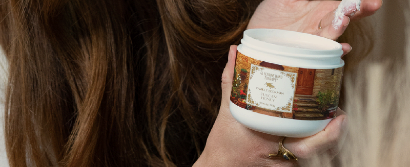 camille beckman hand therapy, glycerine hand cream, moisturizing hand cream, hand cream dry hands