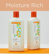 Andalou Naturals Argan Oil & Shea Moisture Rich Shampoo, Orange, 11.5 Ounce