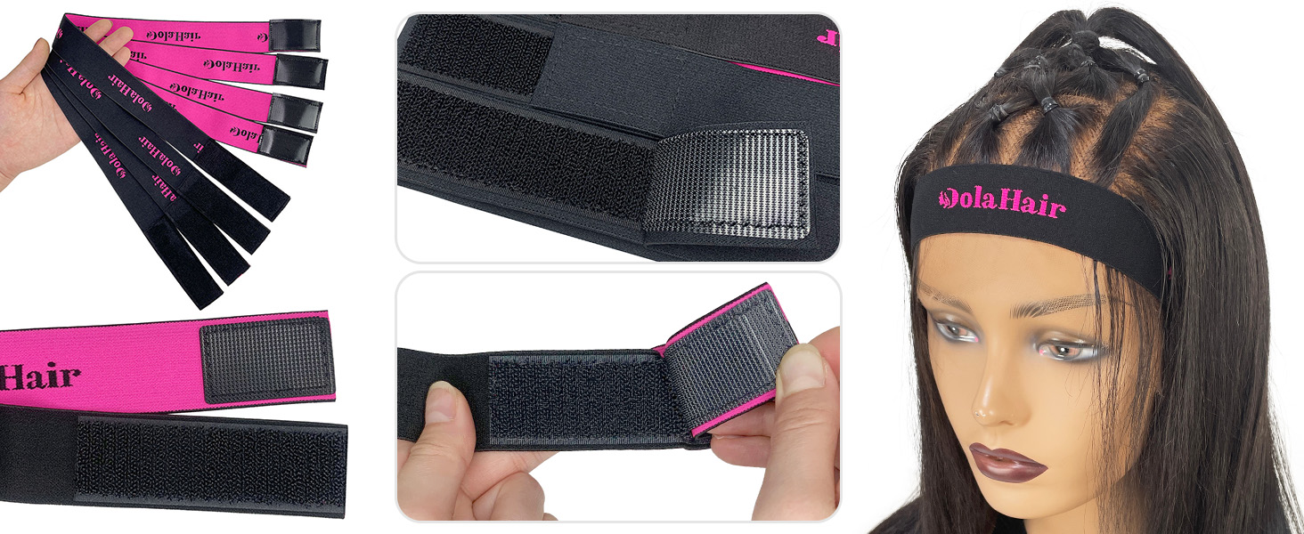 lace melting band with velcro strap