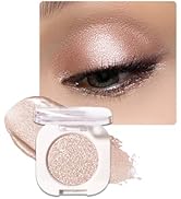 Glitter Shimmer Eye Shadow, Pigmented, Soft, Smooth Formula, Blendable Sparkly Eyeshadow Makeup, ...