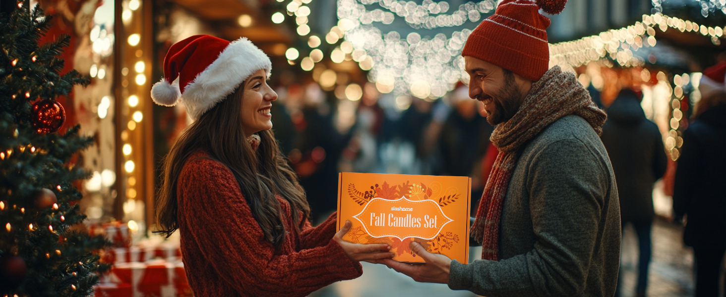 fall candles scented soy halloween holiday birthday autumn christmas tree gifts set women pumpkin