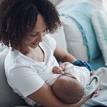 Mother breastfeeding her baby