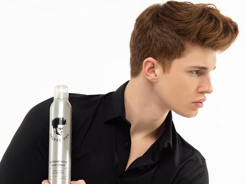 avenue extra extreme fine hair hairspray man men natural organic spray sprays strong styling travel