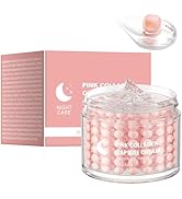 GUOYAOLIFU Pink Collagen Capsule Cream – Lightweight Face Moisturizer for Hydrated, Glowing Skin ...