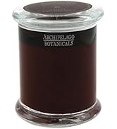 Archipelago Botanicals Havana Glass Jar Candle, Bergamot, Tobacco Flower and Ylang Ylang Scent, L...