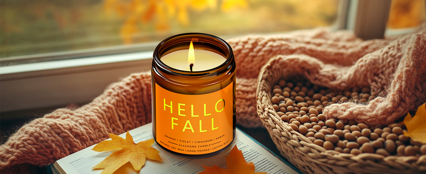 fall candles scented soy halloween holiday birthday autumn christmas tree gifts set women pumpkin