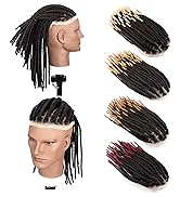 DAIXI 8x10 Inches Transparent Full Lace Base Afro Dreadlock Extensions Toupee For Men and Women, ...