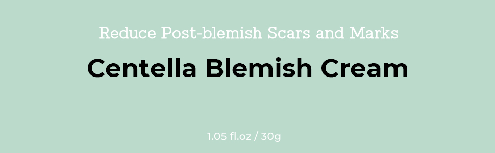 COSRX Centella Cica Facial Blemish Cream for Scars and Acne Marks Reduce Smooth Skin Korean Skincare
