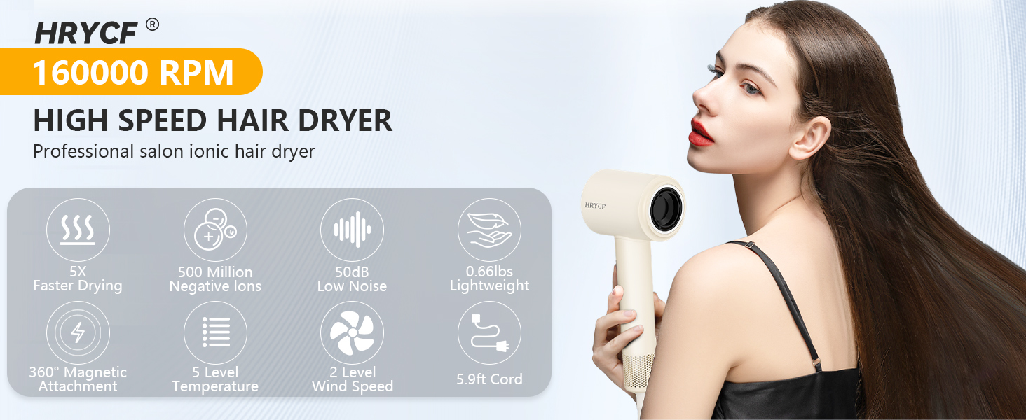 Professional High Speed Ionic Blow Dryer