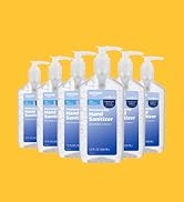 Amazon Basic Care - Original Hand Sanitizer 62%, 12 fl oz (Pack of 6)