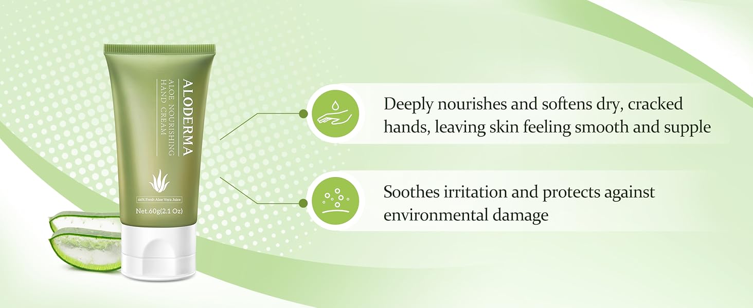 aloderma aloe vera nourishing hand cream