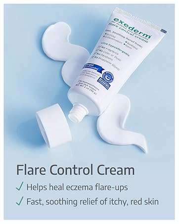 Flare Control Cream. Helps heal eczema flare-ups. Fast, soothing relief of itchy, red skin.