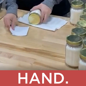 Labeling candles