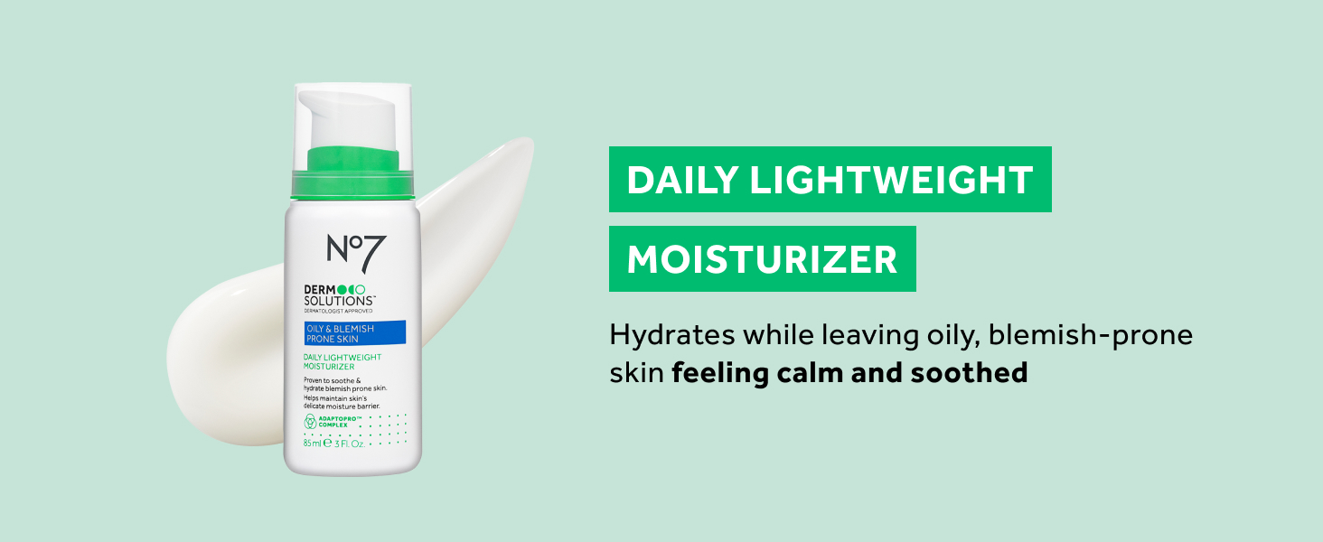daily lightweight moisturizer hydrates while leaving oily, blemish-prone skin feeling calm & soothed