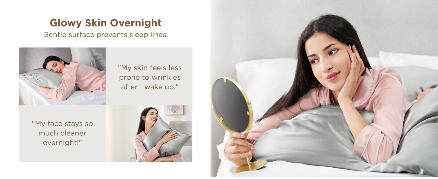 satin pillowcase for hair and skin