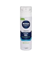 NIVEA MEN Shaving Gel For Sensitive Skin, 200 milliliters