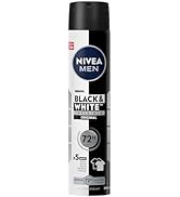 NIVEA MEN B&W Invisible Original Anti-Perspirant Deodorant 250ml| Black & White Packaging | Aeros...