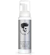 Sculpting Foam for Men (7oz) - Firm Hold Volumizing Hair Mousse with Certified Organic Extracts -...