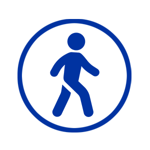 icon person walking