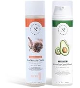 NaturAll Sea Moss & Chebe Shampoo & Avocado-Kiwi Leave In Conditioner Bundle - Hair Care Set for ...