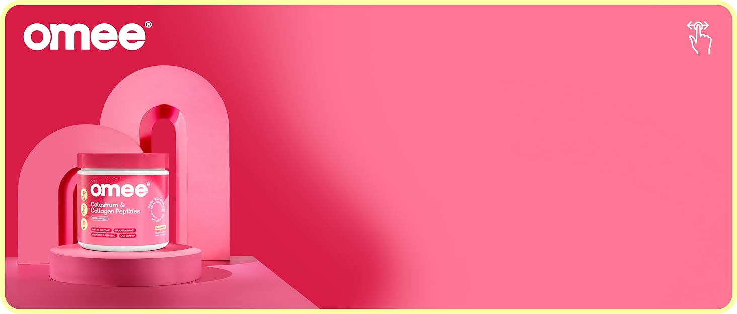 Bovine Colostrum with Grass-Fed Hydrolyzed Collagen Powder | Hair Growth, Beauty, Skin & Nail