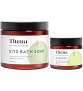 Organic Hemorrhoid Salve & Sitz Bath Soak Bundle – Comprehensive Relief for Hemorrhoids & Postpar...