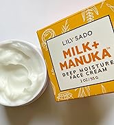 LILY SADO MILK + MANUKA Coconut Milk and Manuka Honey Facial Moisturizer Cream Lotion all skin