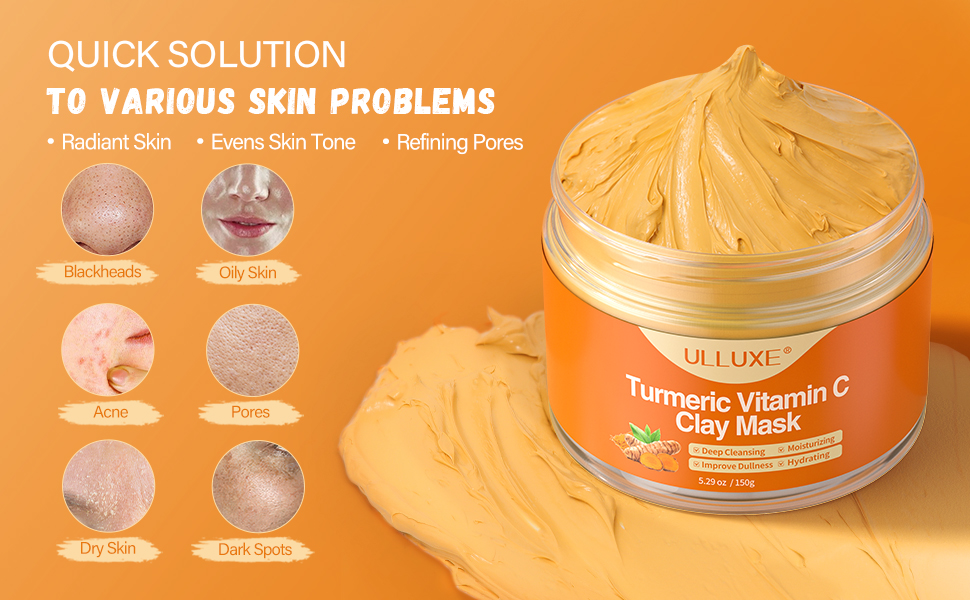clay face mask skincare for women and men