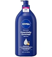 NIVEA Essentially Enriched Body Lotion for Very Dry Skin with Hyaluronic Acid, Almond Oil and Dee...