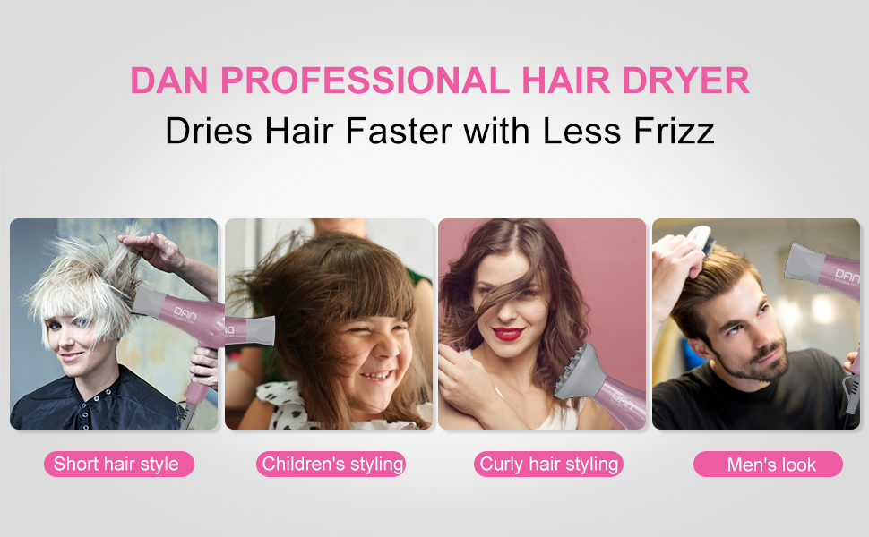 dryer,hair dryer for men,small hair ,dryer with diffuser,compact hair