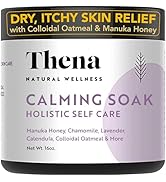 Organic Calming Soak Extra Moisturizing with 10% Colloidal Oatmeal Manuka Honey Vitamins, Ultra G...