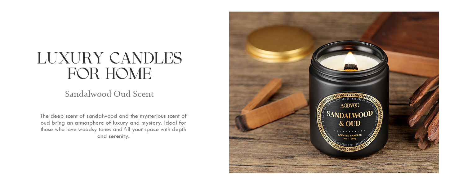 Oud Sandalwood Candles
