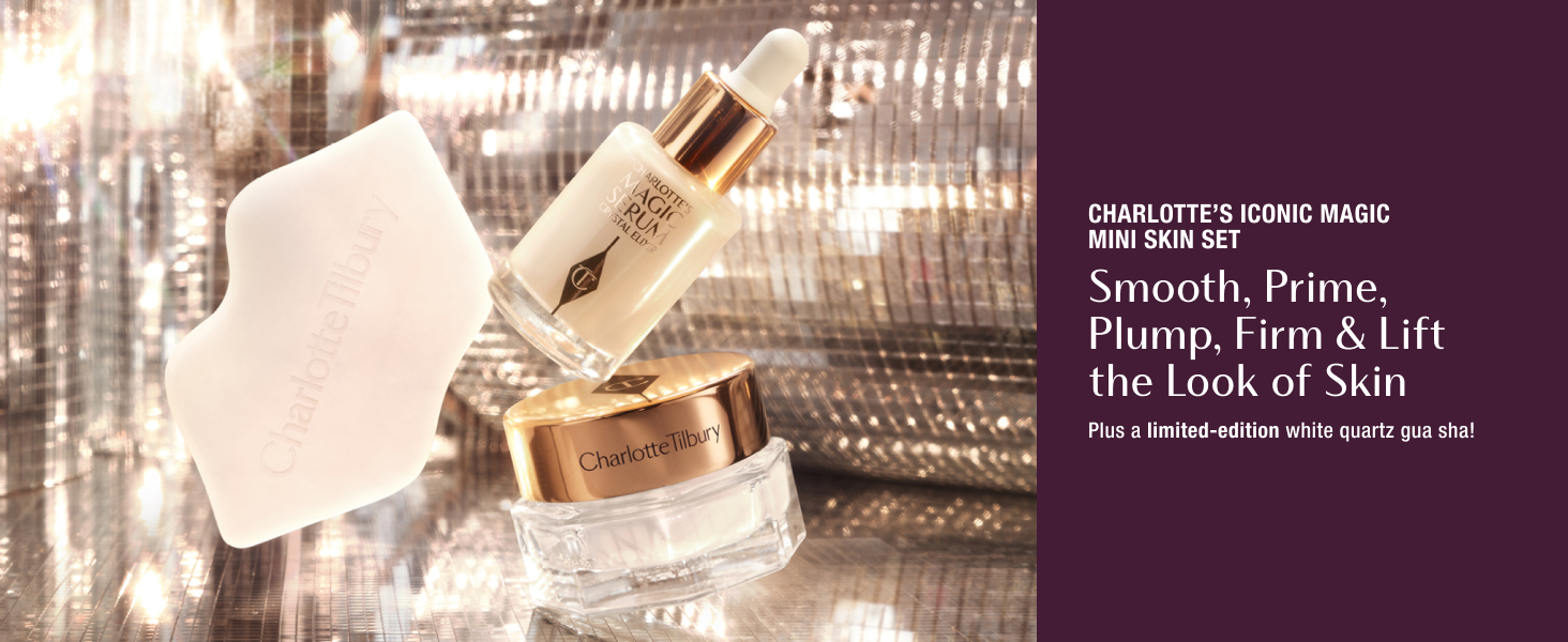 charlotte's iconic magic mini skin set to smooth, prime, plump, firm and lift look of skin