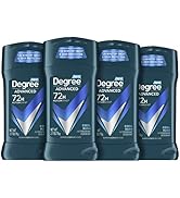 Degree Men Advanced Protection Antiperspirant Deodorant Cool Rush 4 count 72-Hour Sweat and Odor ...